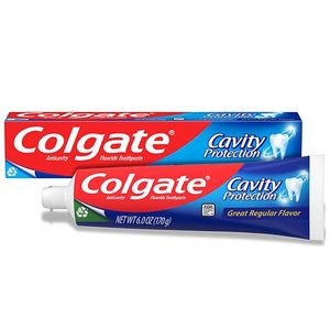 lot 3891 image: Colgate Cavity Protection Toothpaste with Fluoride  Minty Great Flavor  6 oz Tube