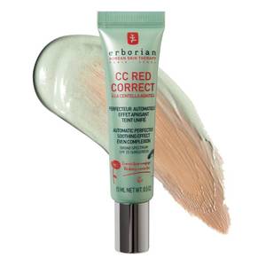 lot 3895 image: Erborian CC Red Correct - Skincare-First Green Color Corrector with Centella Asiatica, Illuminating Color Corrector with Redness Coverage & SPF 25 - Cica, Korean Skincare - Retail $26
