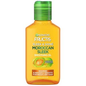 lot 3924 image: Garnier Fructis Sleek & Shine Moroccan Sleek Oil Treatment - 3.75 fl oz Moisturizing, Contains Argan Oil, Daily Use - Retail $18