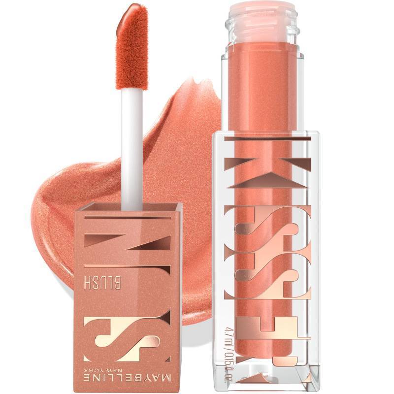 lot 56840 image: Maybelline Sunkisser Multi-Use Liquid Blush and Bronzer, Blendable, Longwear, Glowy Make Up, Sol Search, 1 Count - Retail $7