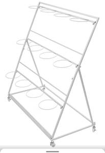 lot 5584 image: 3 Layers Flower Cart, Flower Cart Display Stand