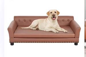 lot 5586 image: Pet Sofa Bed Pet Snuggle Lounge with Removable Cushion