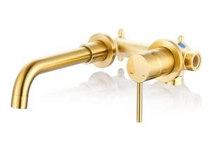 lot 5615 image: Wall Mount Bathroom Faucet -