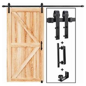 lot 5594 image: Barn Door Hardware 9 foot