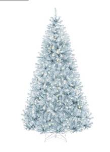 lot 5677 image: Best Choice Products 6ft Pre-Lit Ice Blue Christmas Tree, Full Artificial Holiday Decoration w 947 Branch Tips, 250 Lights, Foldable Base