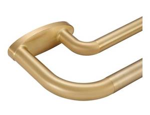 lot 5685 image: Double Curtain Rods Warm Gold,Room Darkening Drapery Rod for 72-144 Inches,Adjustable 34 Inches Front and 58 Inches Back Quality Metal Rod for Window,Wrap Around Design