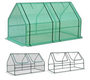 lot 5692 image: BPS 6x3x3 ft Mini Garden Greenhouse