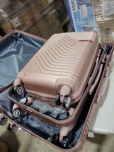 lot 5693 image: 3 piece luggage pink