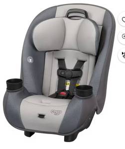 lot 730 image: Cosco Kids Entrada Infant and Toddler Convertible Car Seat, Shady Day, Grey