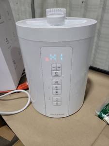 lot 5767 image: Jack & Rose warm mist humidifier with a stainless steel water