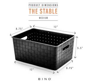 lot 5818 image: BINO  Plastic Storage Basket Medium
