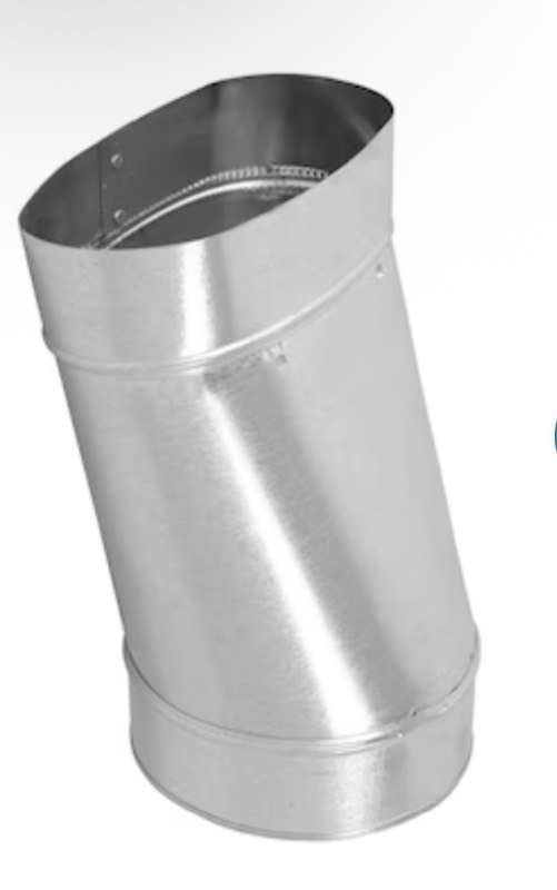 lot 619 image: Bundle of 3 IMPERIAL 6-in 30 Gauge Galvanized steel Round Round to oval Duct boot