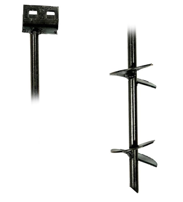 lot 139 image: 1 Ground Anchor Tie Down  30 in. x 34 in. Double 4 Head - 1 piece