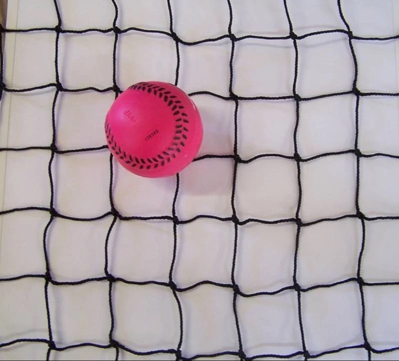 lot 115 image: XL Black Sports Net - Great for Many things - Protection net, Batting Cage, Behind Basketball goal, etc 20 x 10 Minimum