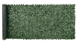 lot 16 image: VEVOR Artificial Ivy Privacy Fence Screen, 36 x 158 in Faux Ivy Vine Leaf Hedges Fence, Greenery Privacy Fence with Mesh Cloth Backing, Green Wall Decoration for Outdoor Garden, Yard, Balcony