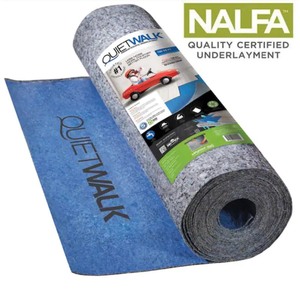 lot 38 image: 360 sq. ft. 6 ft. x 60 ft. x 3 mm Underlayment with Sound and Moisture Barrier for Laminate and Engineered Floors Retails $151