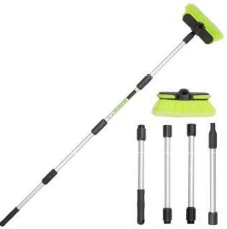 lot 2678 image: Extendable Washing Brushes Broom Kit for RV Boat Truck SUV Caravan Solar Panel House Siding,Sweep Snow