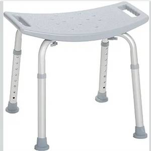 lot 8533 image: Drive Medical Shower Chair for Inside Tub & Shower, Adjustable Bath Seat with Suction Feet, Non-Slip Stool for Elderly & Disabled, 300 lb Capacity