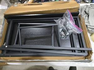 lot 8545 image: Small Black Desk 31x15