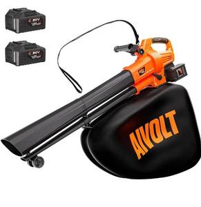 lot 8554 image: AIVOLT 40V Cordless Leaf Blower and Vacuum Mulcher Combo, Portable Leaf Vacuum Cordless with 40L Bag, Brushless Motor, 2  4.0Ah Batteries for Effortless Lawn Cleanup