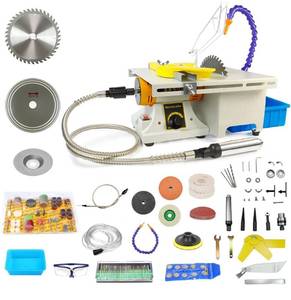 lot 8557 image: Lapidary Saw for Jewelry and Rock, 110V 750W Lapidary Equipment Mini Table Saw for DIY Gem Stone Jade Rock Grinding Woodworking Carving