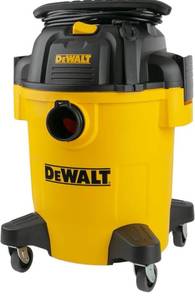 lot 8562 image: DEWALT Shop Vacuum 6 Gallon 4HP Poly Wet Dry Vacuum Ultimate Cleaning Solution for Construction Workshop Environments for Jobsite Garage Home WInflation Ket, Yellow, DXV06PL