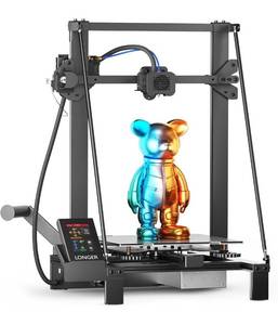 lot 8574 image: Longer LK5 Pro 3 3D Printer 11.8x11.8x15.7in Large Printing Size FDM 3D Printer Fully Open Source Motherboard Upgrade TMC 2209 with Resume Printing 3D Printers 95% Pre-Assembled Ideal for Beginners