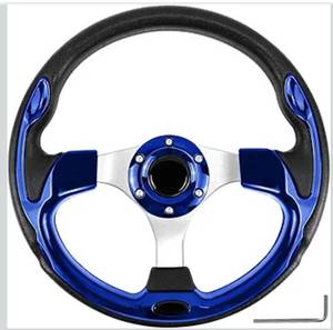lot 8584 image: Golf Cart Steering Wheel, Skid Steering Wheel, Universal Golf Cart for Club Car EZGO RXV and TXT, Yamaha, Precedent Tempo, DS