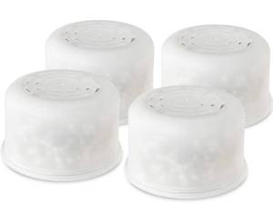 lot 8588 image: Shower Filter Replacement for CANOPY shower head 4-Pack, Hard Water Cartridge Reduces Chlorine & Scale.