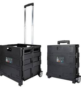 lot 8589 image: Olympia Tools 85-010 Grand Pack-N-Roll Portable Tools Carrier with Telescopic Handle, 80 Lb. Load Capacity, Black 2025 New Version