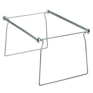 lot 8628 image: Smead  SMD64872  Hanging Folder Frames  2 Per Pack  Gray