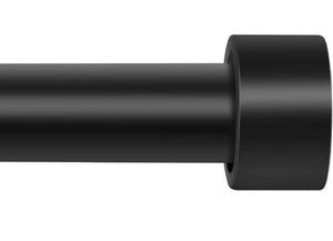 lot 8656 image: Extra Long Curtain Rods for Windows 120 to 240, 1 Inch Matte Black Drapery Rod For Bedroom Living Room Divider Adjustable Heavy Duty Outdoor Curtain Rod for Patio Cap Finials