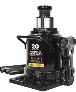lot 8671 image: 20 Ton (40,000 LBs) Torin Hydraulic Stubby Low Profile Car Bottle Jack