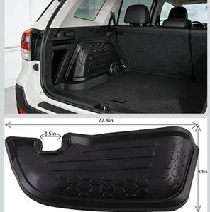 lot 8710 image: JEENDA 2-Piece Left Side Cargo Sidewall Protectors J501SAN260 - Heavy Duty Rubber Trunk Liner Compatible with Subaru Outback 2020-2025 Models