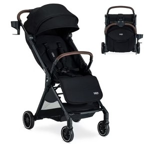 $240 Britax Juniper Compact Stroller, Lightweight Fold-and-Go - Raven