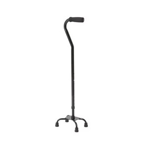 lot 4622 image: Medline Aluminum Quad Cane with Small Base for Balance, Portable