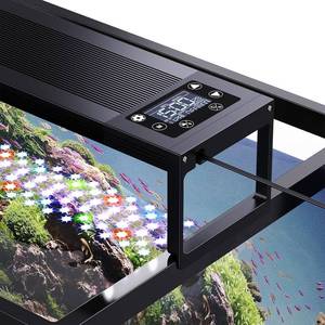 lot 4657 image: $80 SEAOURA 247 LED Aquarium Light for 48-54 Inch Tank 9 Colors Timer