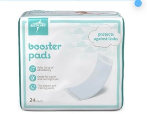 lot 4696 image: 3 pack 72 total Medline Booster Pads, Light Absorbency