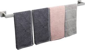 lot 4699 image: TocTen Bath Towel Rack - Square Base SUS304 Towel Bar