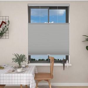 lot 4702 image: $68 Changshade Top-Down Bottom-Up Cellular Shades Cordless Grey 35W72H