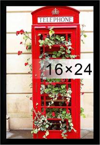 lot 4715 image: SESEAT 16x24 Frame Black, Display 16x24 Without Mat, 1 Pack