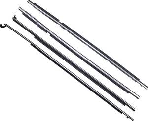 lot 4743 image: ApplianPar 4Pcs Door Belt Molding Weatherstrip Corolla 1995-2002