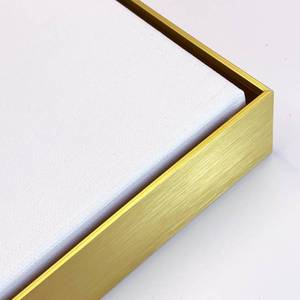 lot 4773 image: $59 Canvas Floater Frame for 36x36 Oil Paintings, 1.5in Deep, Gold