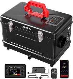 lot 4779 image: $130 8KW Diesel Heater, 5L Toolbox Air Heater 110V1224V with App