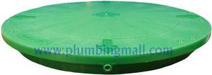 lot 4818 image: $68 TUF-Tite 24 Flat Riser Lid for TUF-Tite Risers, Green