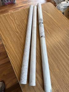 lot 4838 image: Lot of three large rolls of peel and stick vinyl