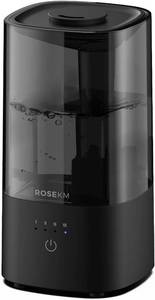 lot 4853 image: ROSEKM 2.0L Cool Mist Humidifier for Bedroom Ultrasonic, Black
