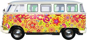 lot 4857 image: $55 SP12680 Hippie Van 2 Groovy Car Cardboard Cutout Standee