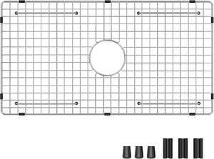 lot 4865 image: $57 Sink Bottom Grid 29-12 x 15-916, Centered Drain, 38 Radius