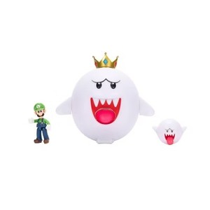 lot 4871 image: Nintendo King Boo with Luigi Action Figure Set - 3pk